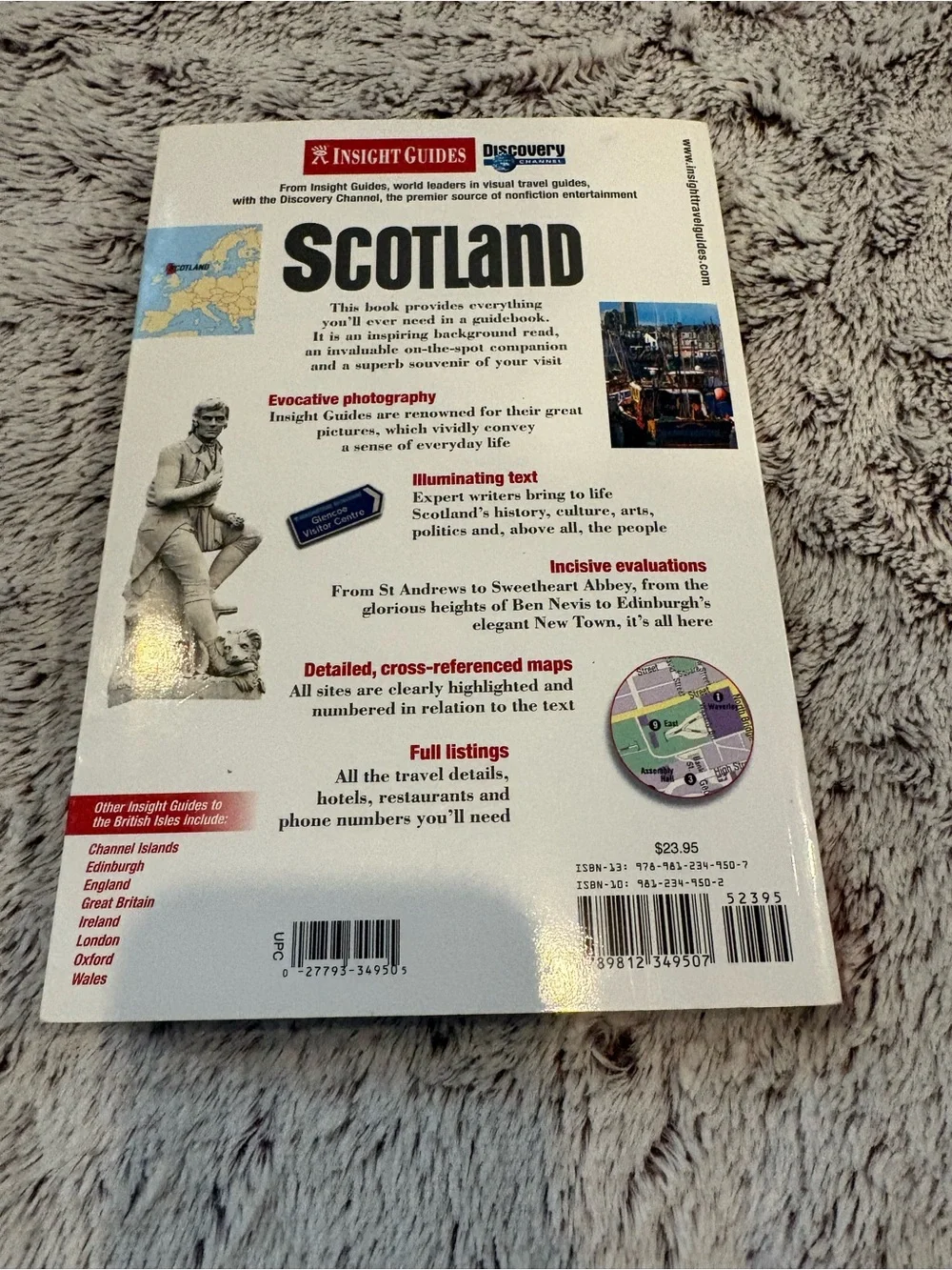 Insight Guides Scotland Travel Book Discovery Channel Vintage Edition Paperback